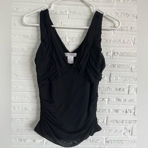 WHBM dressy V-neck shell / tank